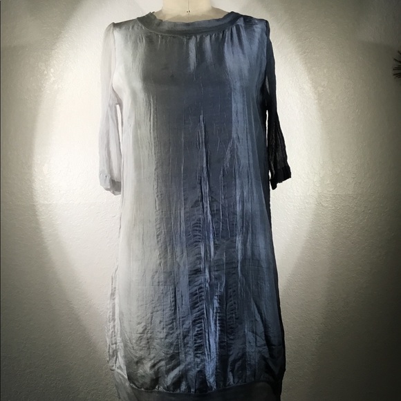 Viviana Uchitel Iceland Silk Ombré Tunic NWT - Picture 5 of 6